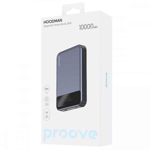 Magnetic Powerbank Proove Hoodman 10000 mah id_6739 фото