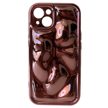 Накладка 3D Bubble Wavy IPhone 15 6.1" (Pink) BUBBLE 15 фото