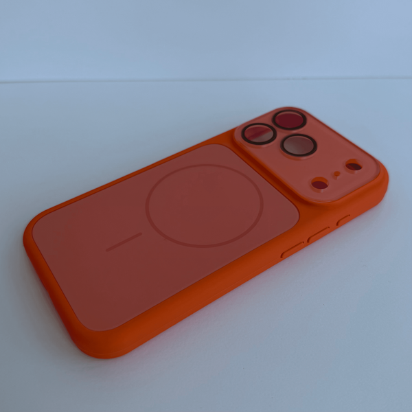 Чохол Silicone Style MagSafe для IPhone 17 Pro Max / 18 Pro Max , Orange SILICONESTYLE 17 PRO MAX фото