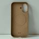Чохол Suede MagSafe Series Case для Apple iPhone 16 (Gold) Suede 16 фото 6