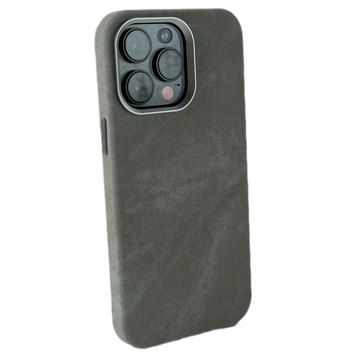 Чохол Suede MagSafe Series Case для Apple iPhone 16 Pro Max (Gray) Suede 16 Pro Max фото