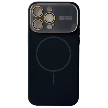 Чохол Soft Glass Silicone для IPhone 13 Pro Max , Black SPM 13 PRO MAX фото