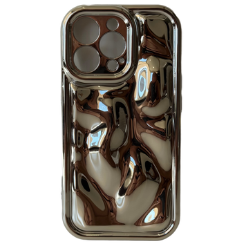 Накладка 3D Bubble Wavy IPhone 15 Pro Max 6.7" (Silver) BUBBLE 15 PRO MAX фото