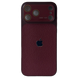 Чохол Leather Style Dark Cherry для IPhone 17 Pro / 18 Pro LEATHERSTYLE 17 PRO фото