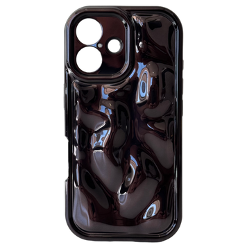 Накладка 3D Bubble Wavy IPhone 16 6,1" (Black) BUBBLE 16 фото