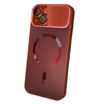 Чохол Matte Magsafe Style 17 для Apple iPhone 14 , Orange MMS-14 фото