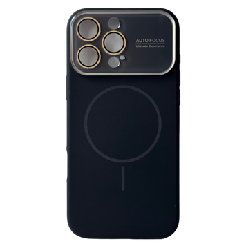 Чохол Soft Glass Silicone для IPhone 15 Pro Max , Black SPM 15 PRO MAX фото