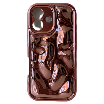 Накладка 3D Bubble Wavy IPhone 16 6,1" (Pink) BUBBLE 16 фото