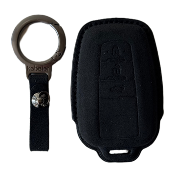 Чохол на автомобільний smart ключ Toyota чорний з кільцем (T3T) T3TBLK фото