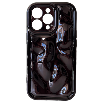 Накладка 3D Bubble Wavy IPhone 16 Pro 6.3" (Black) BUBBLE 16 PRO фото