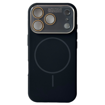 Чохол Soft Glass Silicone для IPhone 17 Pro , Black SPM 17 PRO фото
