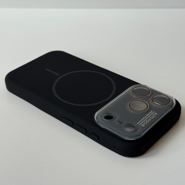 Чохол Soft Glass Silicone для IPhone 17 Pro / 18 Pro , Black SPM 17 PRO фото