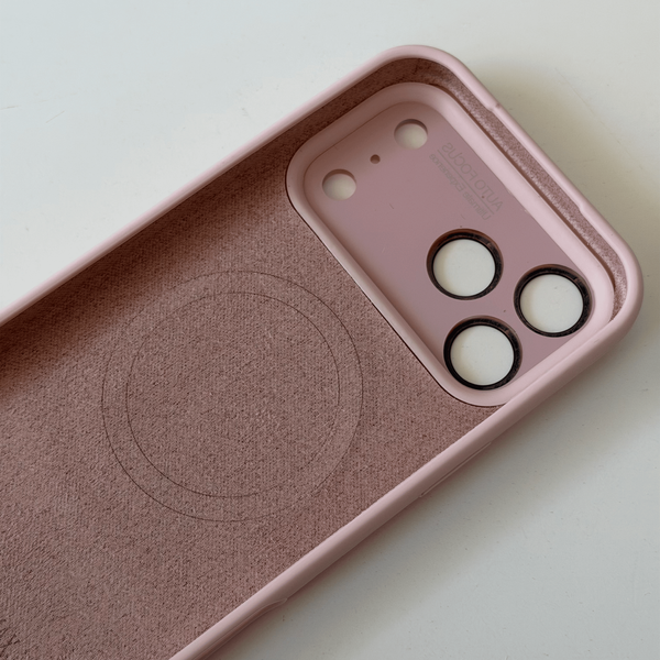 Чохол Soft Glass Silicone для IPhone 17 Pro Max / 18 Pro Max , Pink Sand SPM 17 PRO MAX фото