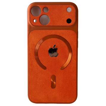 Чохол Jeans Magsafe Orange для IPhone 13 JNS MAGSAFE BLACK - 13 фото