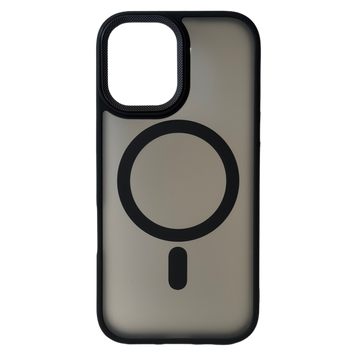 Чохол Matte Corrugated MagSafe для Apple iPhone 17 , BLACK CORRUGATED 17 фото
