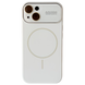 Чохол Soft Glass Silicone для IPhone 14 , White SPM 14 фото