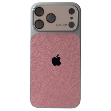 Чохол Leather Style Pink для IPhone 17 Pro Max / 18 Pro Max LEATHERSTYLE 17 PRO MAX фото