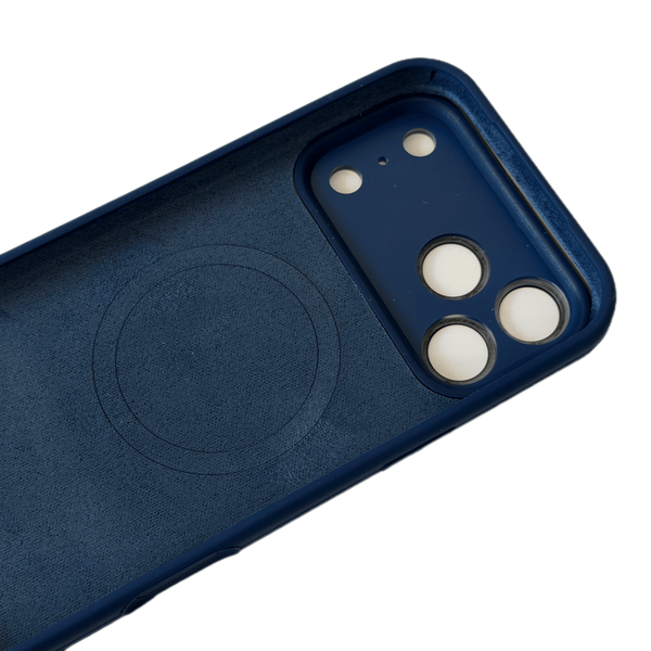 Чохол Soft Glass Silicone для IPhone 17 Pro Max / 18 Pro Max , Blue SPM 17 PRO MAX фото