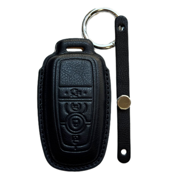 Чохол на автомобільний smart ключ Lincoln чорний з кільцем (LN1L) LN1BK фото