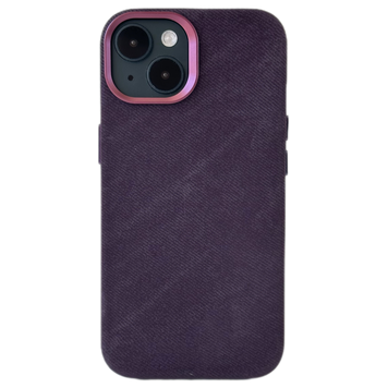Чохол Suede MagSafe Series Case для Apple iPhone 14 (Purple) Suede 14 фото