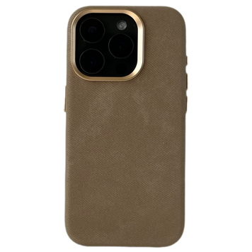 Чохол Suede MagSafe Series Case для Apple iPhone 14 Pro (Gold) Suede 14 Pro фото