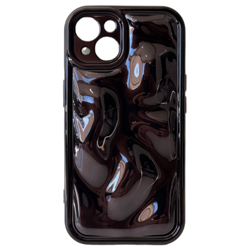 Накладка 3D Bubble Wavy IPhone 13 6.1" (Black) BUBBLE 13 фото