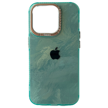 Чохол Marble Texture Case для IPhone 14 Pro , Mint Green Marble 14 Pro фото