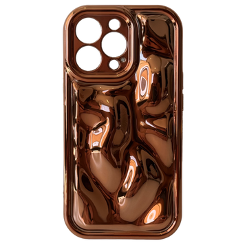Накладка 3D Bubble Wavy IPhone 13 Pro 6.1" (Gold) BUBBLE 13 PRO  фото