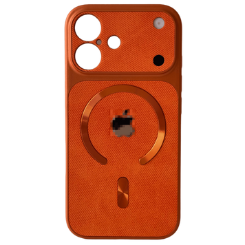 Чохол Jeans Magsafe Orange для IPhone 17 JNS MAGSAFE 17 фото