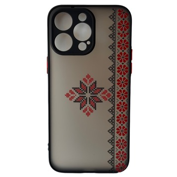 Накладка Totu With Image TPU IPhone 16 Pro Max 6.9" (Red/Black) TOTU FLOWERS 16 PRO MAX фото