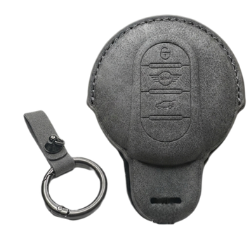 Чохол на автомобільний smart ключ MINI сірий з кільцем (MINI1) MINI1GK фото