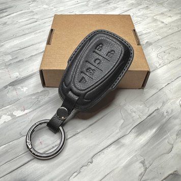 Чохол на автомобільний smart ключ Chevrolet чорний з кільцем (CH1L) CH1LBLK фото