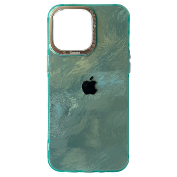 Чохол Marble Texture Case для IPhone 13 Pro Max , Mint Green Marble 13 Pro Max  фото