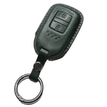 Чохол на автомобільний smart ключ Honda зелений з кільцем (HO9L) HO9LGRK фото