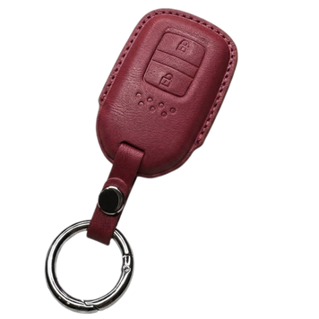 Чохол на автомобільний smart ключ Honda червоний з кільцем (HO9L) HO9LRK фото