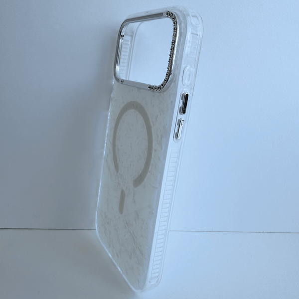 Чохол Marble MagSafe для IPhone 17 Pro / 18 Pro , White MAGSAFE MARBLE 17 PRO  фото