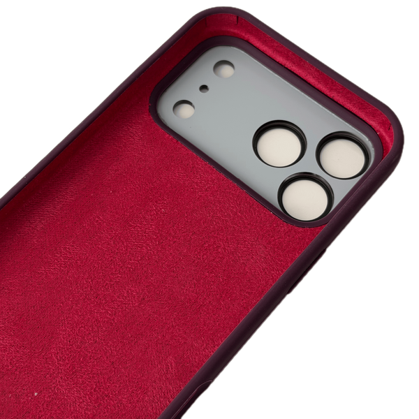 Чохол Silicone Style MagSafe для IPhone 17 Pro / 18 Pro, Burgundy SILICONESTYLE 17 PRO фото