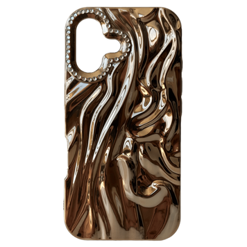 Чохол Diamond Wave iPhone 16 Gold DIAMOND WAVE GOLD 16 фото