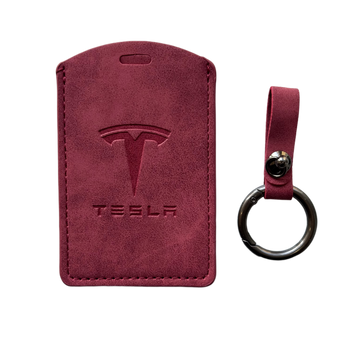 Чохол на ключ-картку Tesla червоний з кільцем (Te1) TE1RK фото