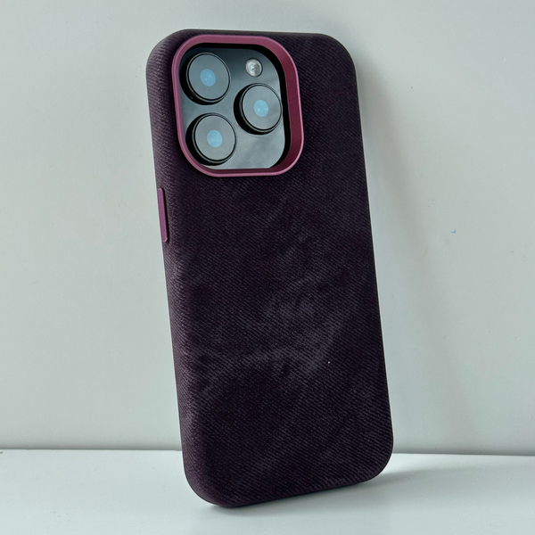 Чохол Suede MagSafe Series Case для Apple iPhone 15 Pro (Purple) Suede 15 Pro фото