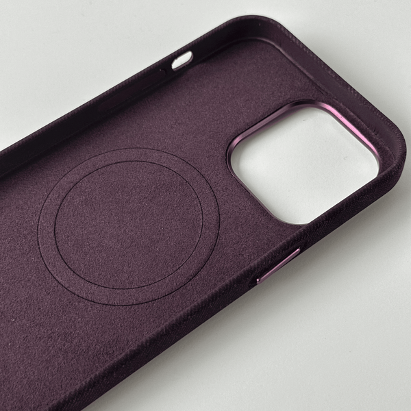 Чохол Suede MagSafe Series Case для Apple iPhone 15 Pro (Purple) Suede 15 Pro фото