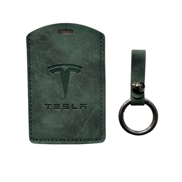Чохол на ключ-картку Tesla зелений з кільцем (Te1) TE1GRK фото