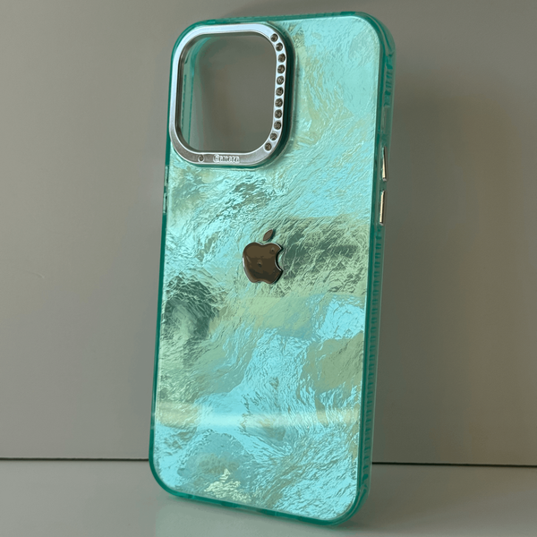 Чохол Marble Texture Case для IPhone 14 Pro Max Mint Green Marble 14 Pro Max фото